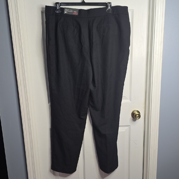 Avenue Black Straight Leg Pull-On Pants - Picture 2 of 4